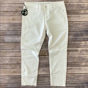 NWT Adorable white jeans!
